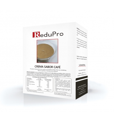 ReduPro CREMOSO, Mousse, Bebida de Café, CAJA de 7 sobres