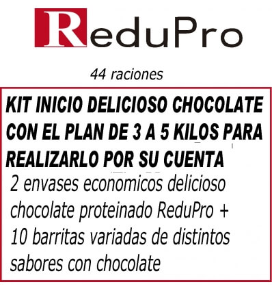 .ReduPro Plan 3 a 5 kilos Chocolate, 46 raciones