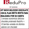 .ReduPro kit inicio con el Plan DIETA MIXTA delicioso Chocolate 62 raciones