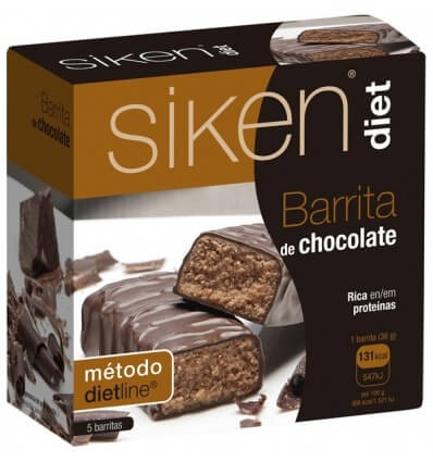 Siken diet Barritas de Chocolate 5 unidades