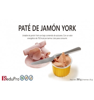ReduPro Tarrina de Paté de Jamon York, 1 tarrina unidosis