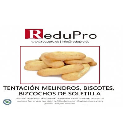 ReduPro Tentacion Melindros, biscuit o bizcocho de soletilla, 1 unidad