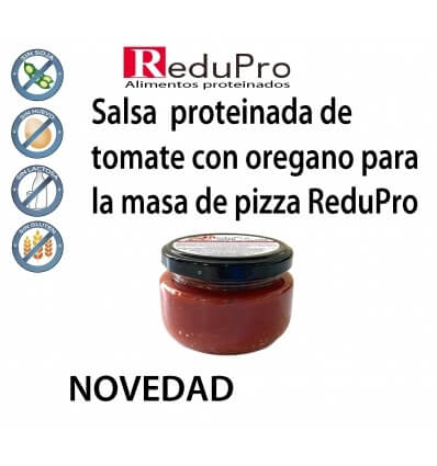 ReduPro Salsa proteinada de tomate y oregano para la base de pizza ReduPro 1 unidad