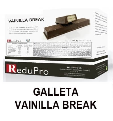 ReduPro Galleta Vainilla-Break (kit kat de vainilla) caja 7 unidades