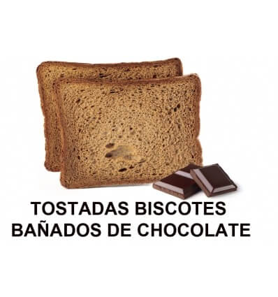 ReduPro Tostadas de Chocolate, 1 racion con 3 rebanadas.