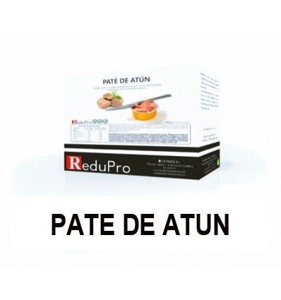 ReduPro Tarrinas de Paté untable de Atún. Caja con 14 unidades monodosis