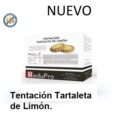 ReduPro Tentación Tartaleta de Limón, caja con 5 unidades