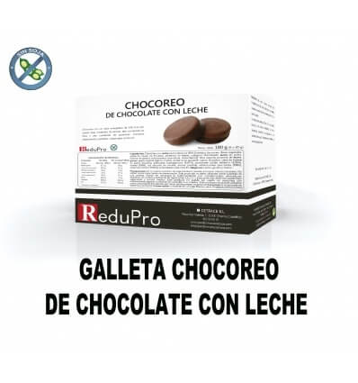 ReduPro Chocoreo de Chocolate con leche, caja de 6 unidades/raciones.