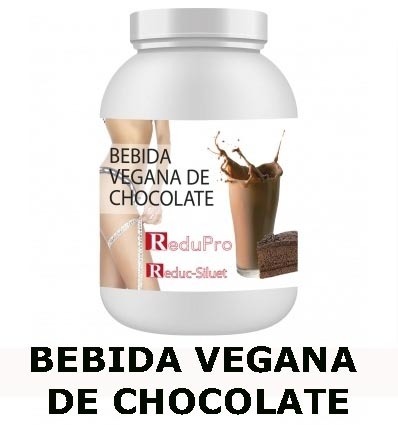 ReduPro Bebida vegana de Chocolate bote 400 grs 16 raciones aprox.