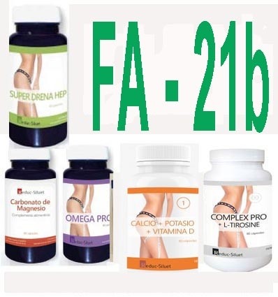 FA - 21b Pack de complementos de micronutrientes para Fases Activas con Obesidad, sin dificultad para evacuar.