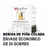 ReduPro Bebida de Piña Colada, envase economico, en caja de 20 sobres